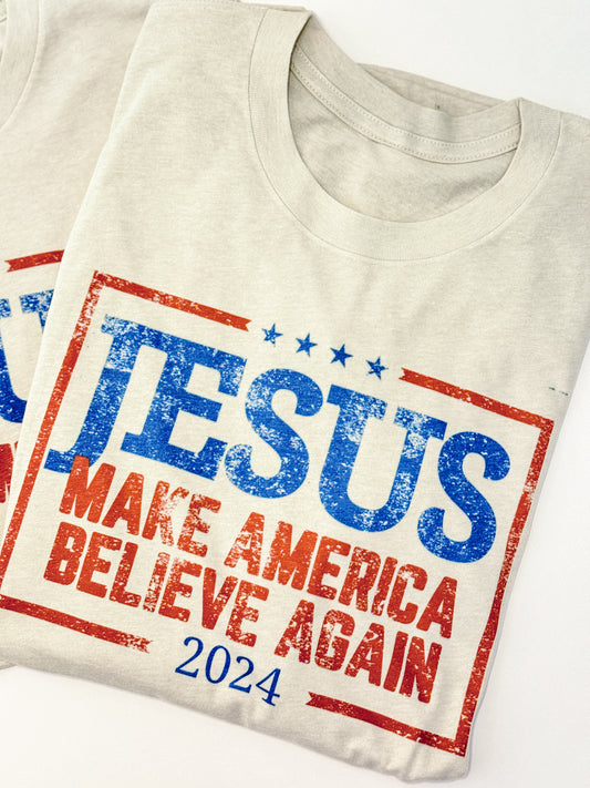 Jesus 2024 Election T-Shirt Unisex