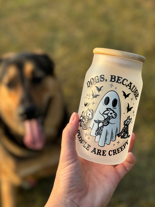 Doggone Ghost Glass 16 Ounce