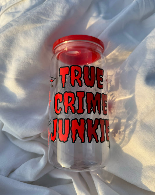 True Crime Junkie 16 Ounce Acrylic Cup