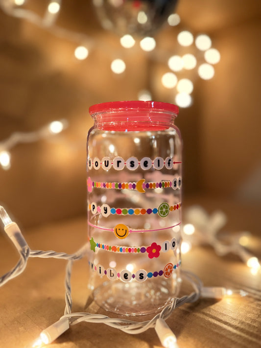 Friendship Bracelet Acrylic Cup Gift Idea