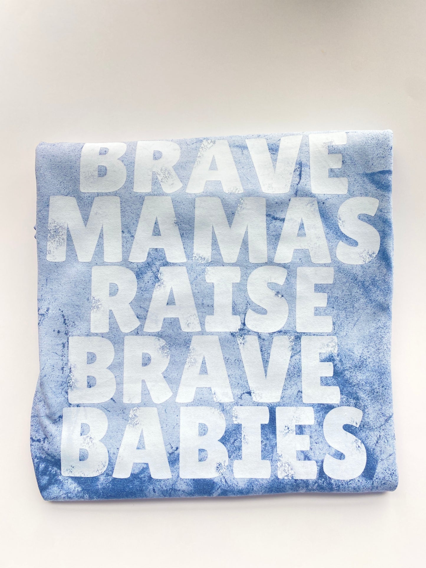 Brave Mama's Short Sleeve Unisex Dyed Grunge Tee