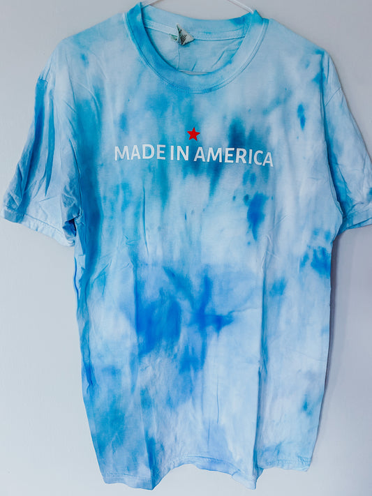 Made in America Ice Dyed Tee Adult Unisex Sizes